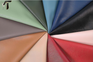 yate pu leather dmfa free eco friendly faux leather polyester recycled leather for shoes