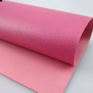 yate colorful dipping backing technic pig skin embossing pu shoe lining leather