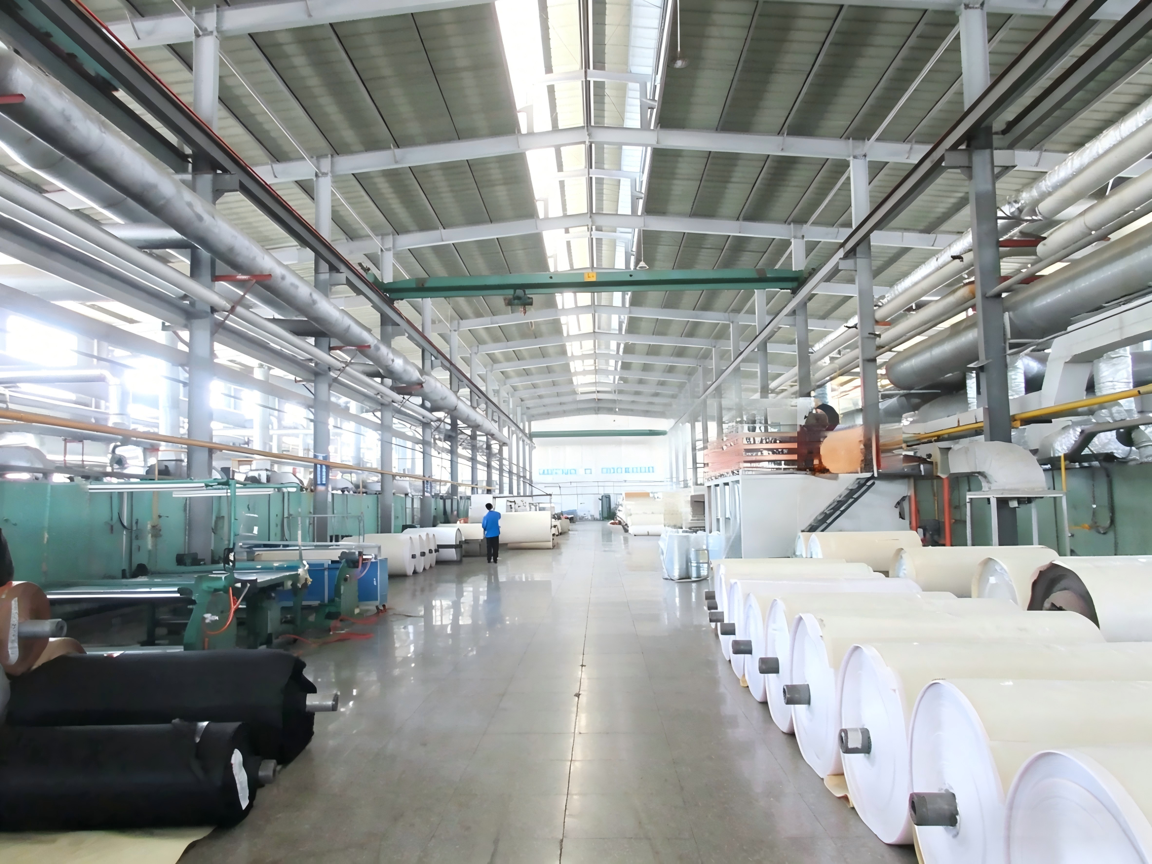 About Quanzhou shoe material factory production line for PU leather manufacturing