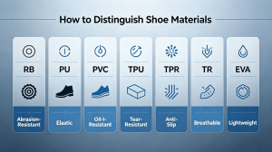 how to distinguish shoe materials