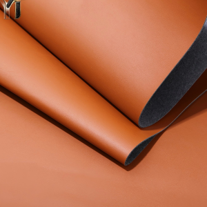 pu synthetic leatherthickened pu imitation leather shoe material, plain weave, fine weave, lightweight and hard artificial leather
