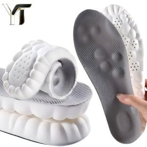 comfort insoles with memory foam & pu cushioning arch support breathable shoe inserts for running & walking