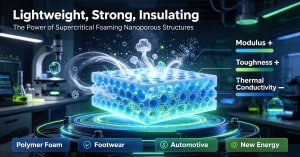 supercritical foaming nanoporous structure